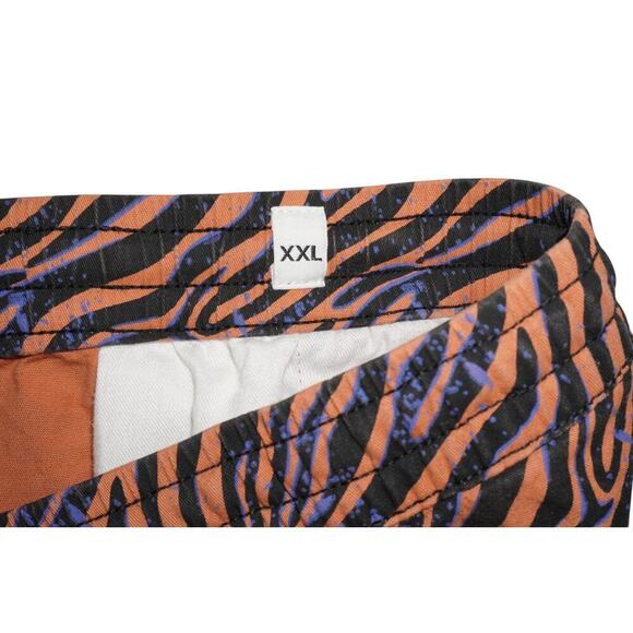 Jack & Jones Zebra Print Swim Shorts XXL Drawstring Waist Streetwear - Picture 6 of 8